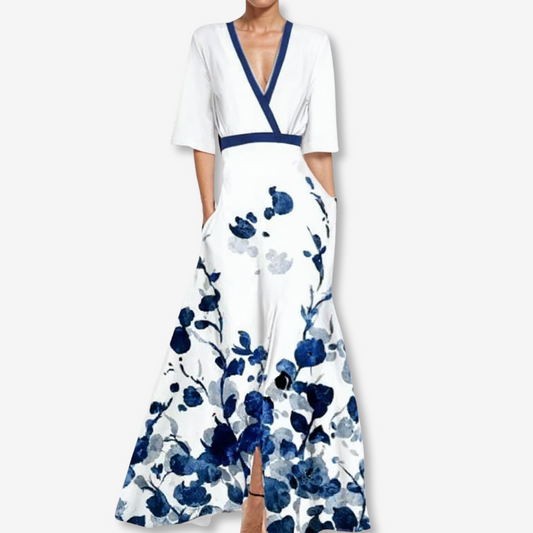 Éléonore™ Maxi escote en V fluido