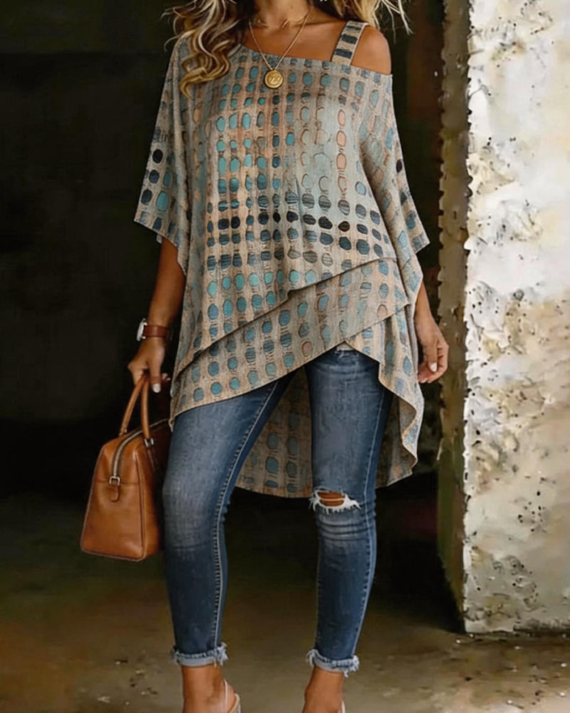 Marcela | Blusa estampada de lunares