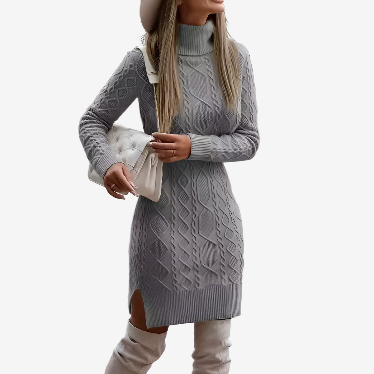 Anisa™ Vestido de punto trenzado