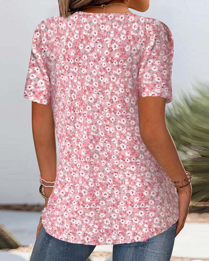 Camiseta estampada casual y cómoda
