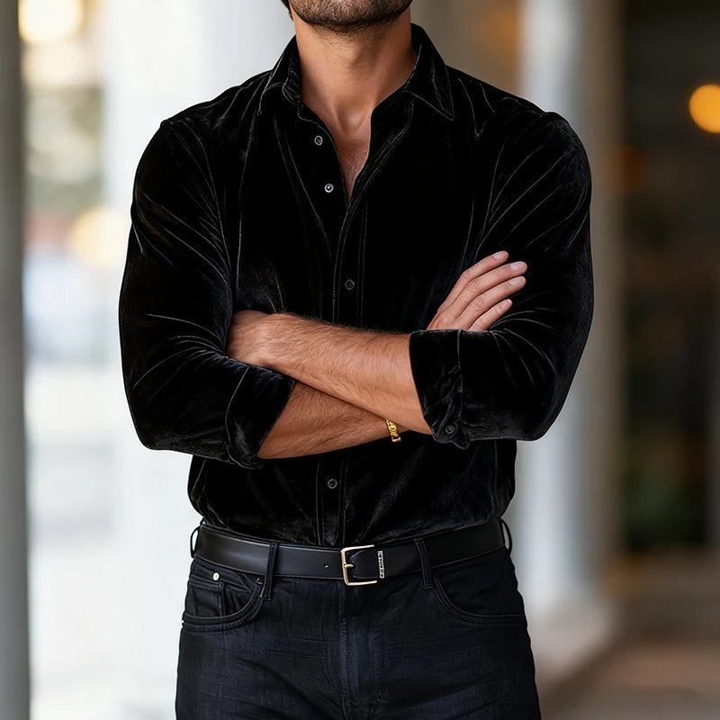CAMISA DE TERCIPELO ELITE
