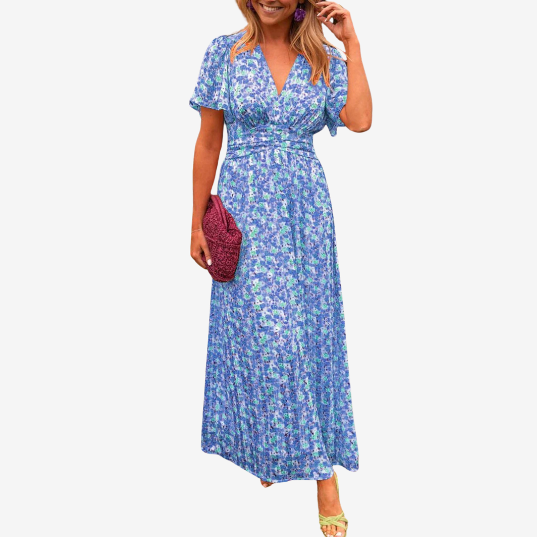 Lucie™ Vestido Flor del atardecer
