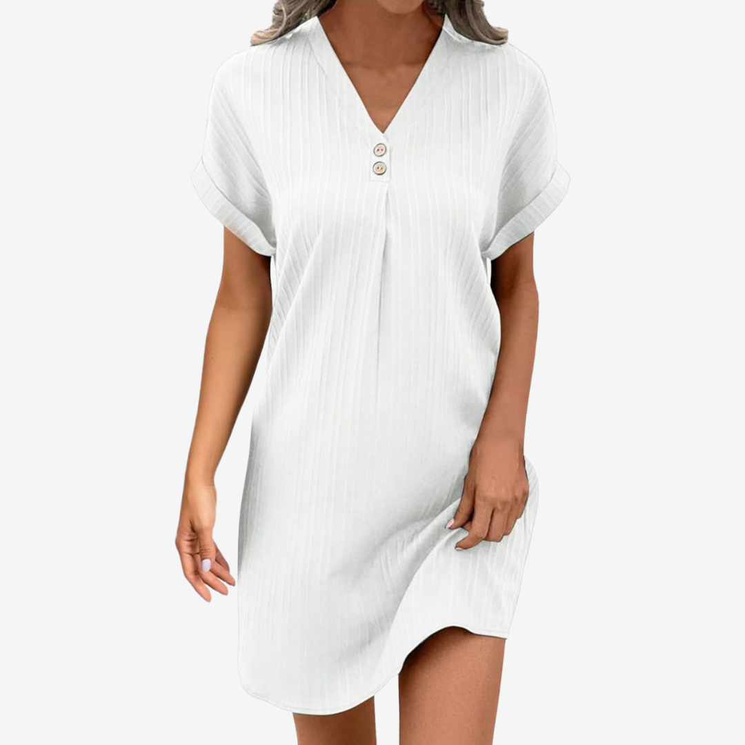Romélie™ Jersey de punto canalé mini