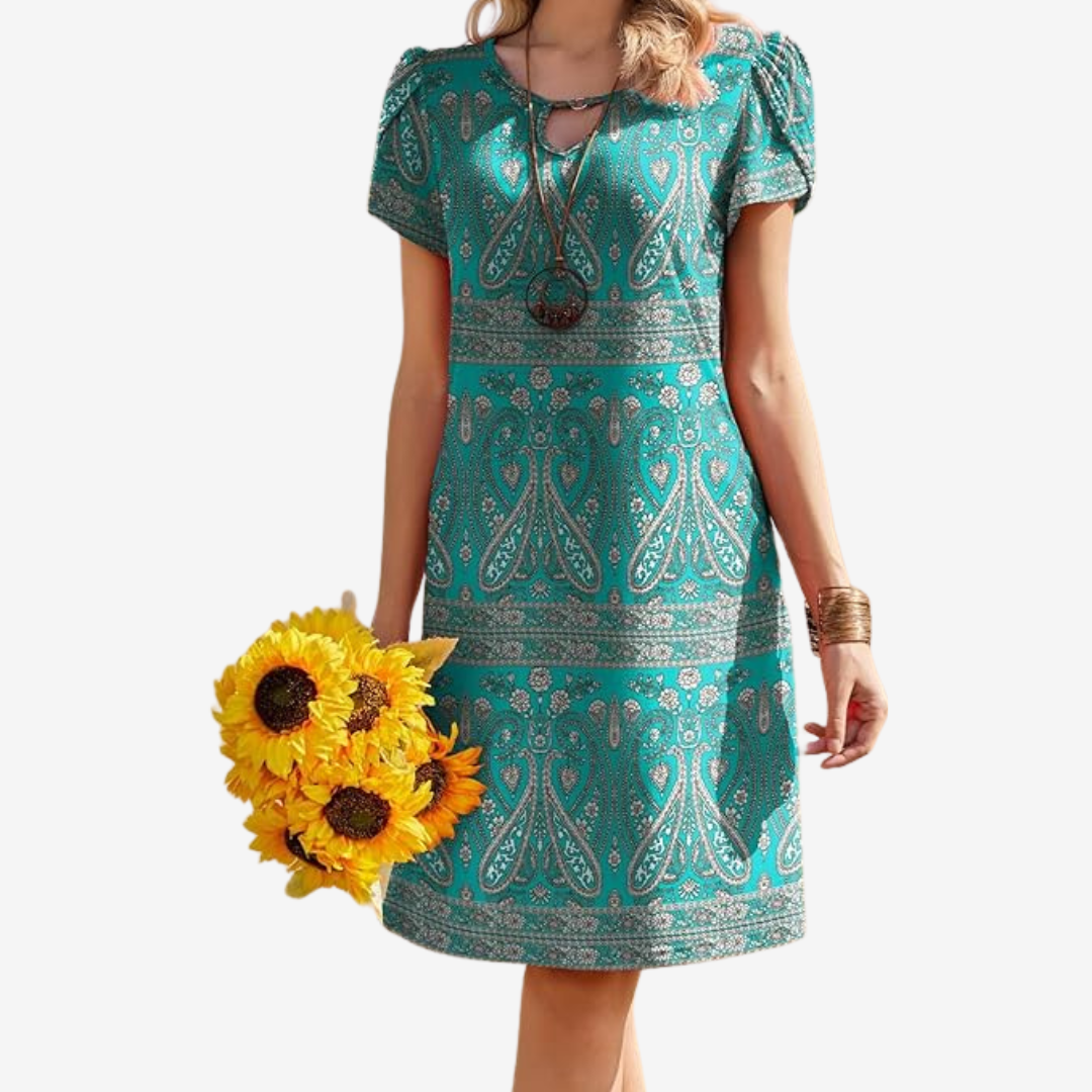 Faustine™ vestido corto casual