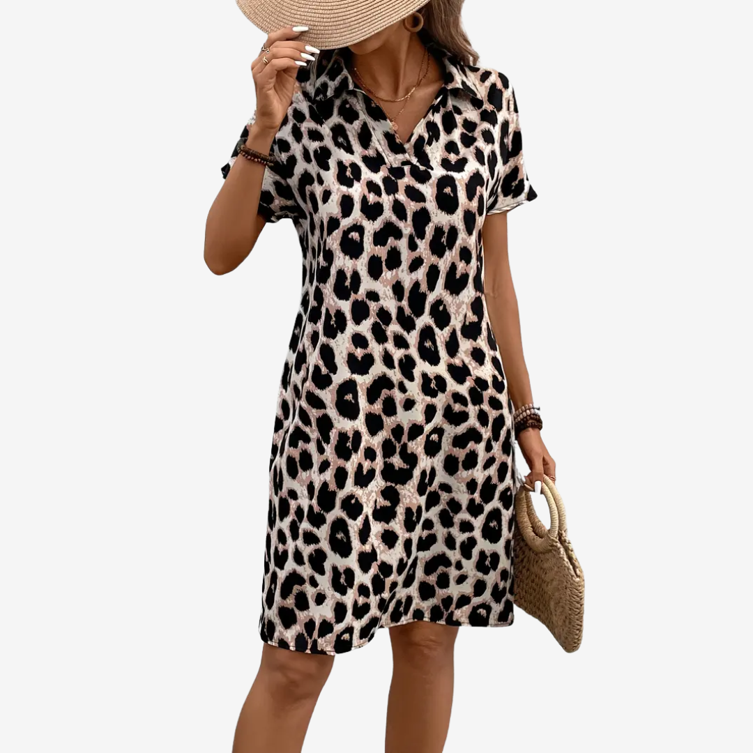 Ariana™ Midi leopardo