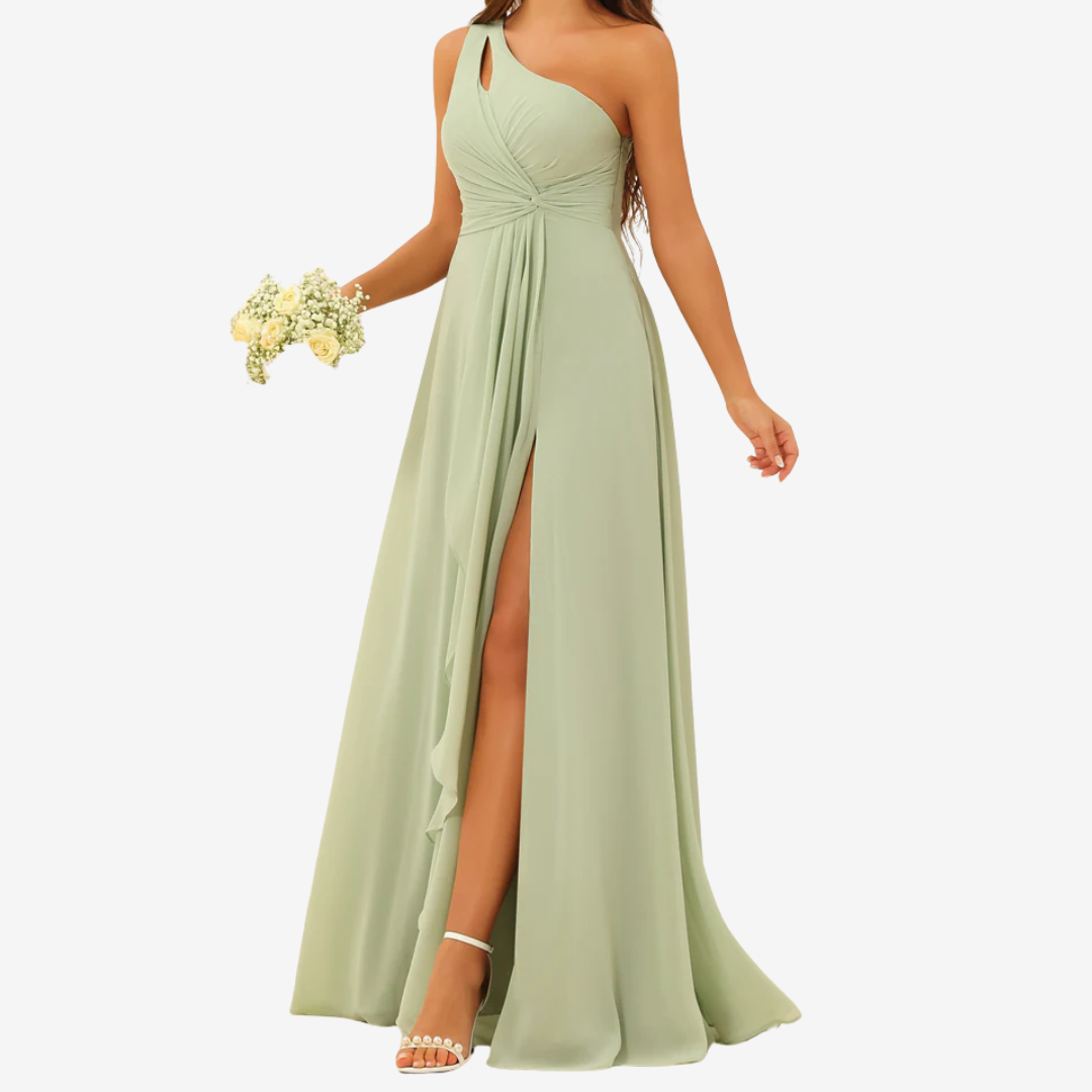 Floralie™ Maxi con abertura asimétrica