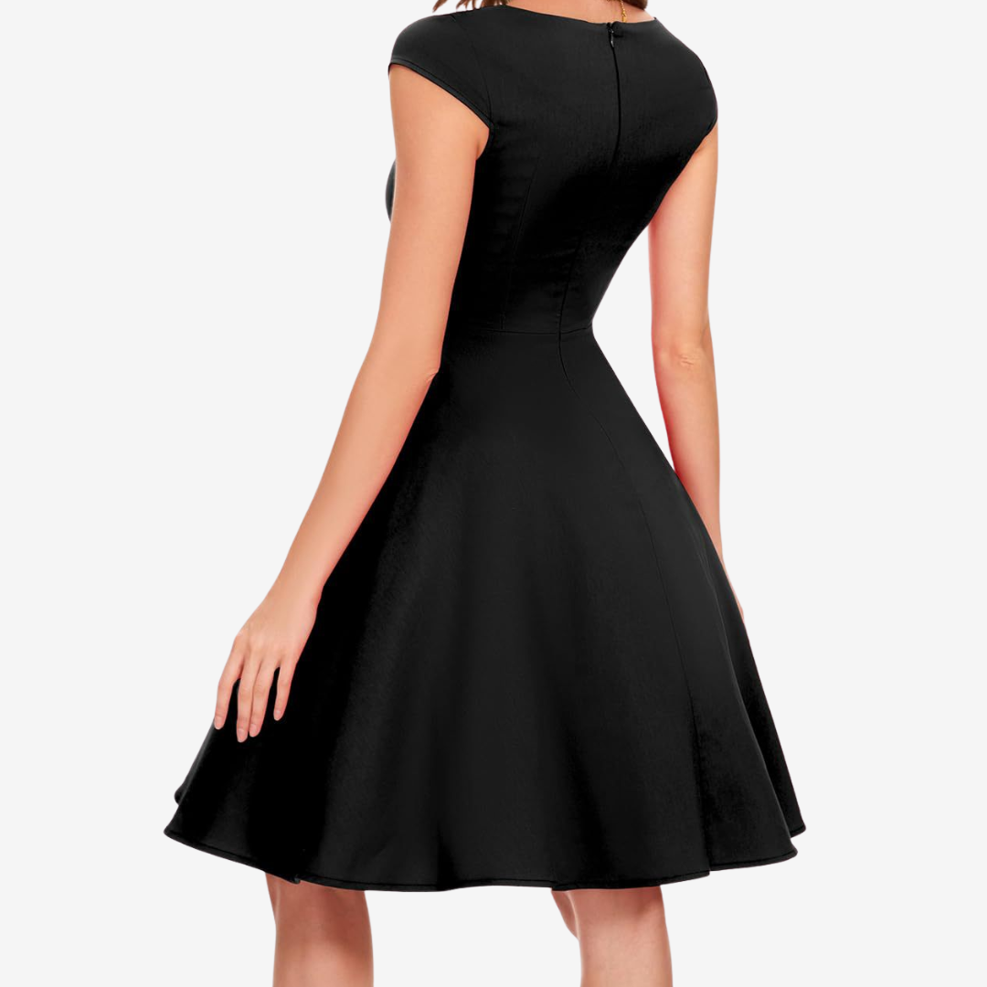 Laurena™ vestido de cóctel plisado