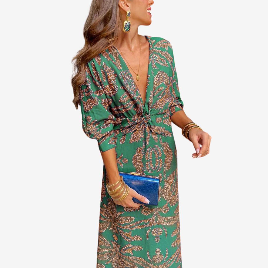 Doriane™ Midi con escote envolvente