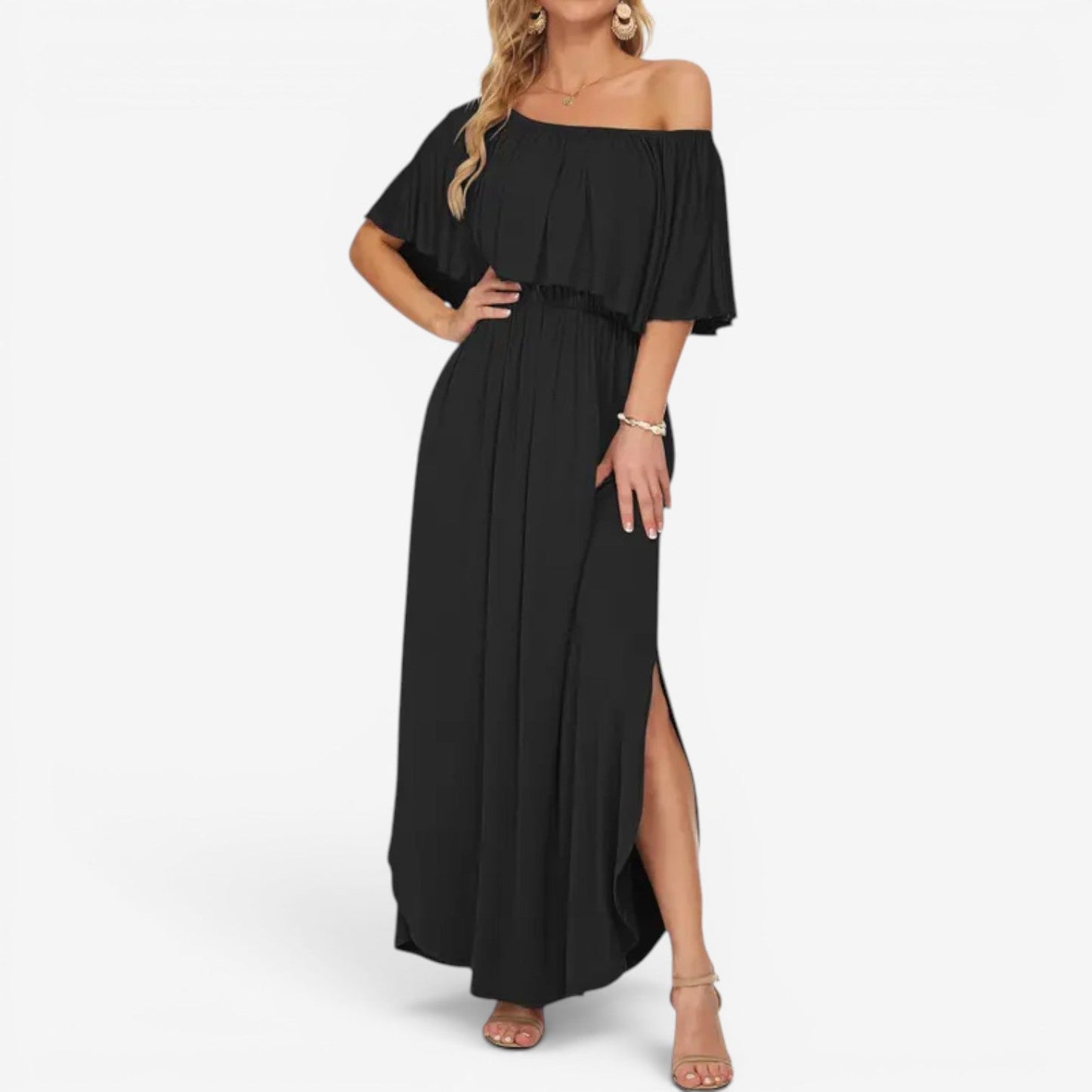 Macey™ Vestido maxi con abertura