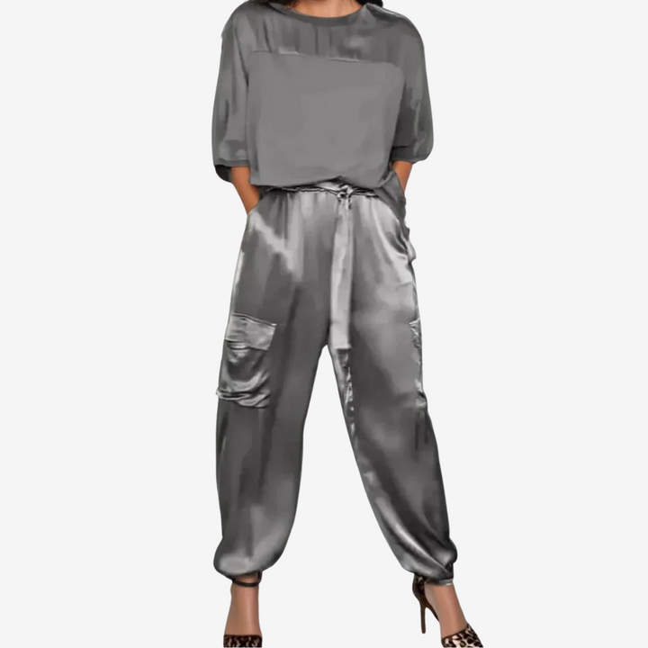 Ophélie™ Conjunto en raso