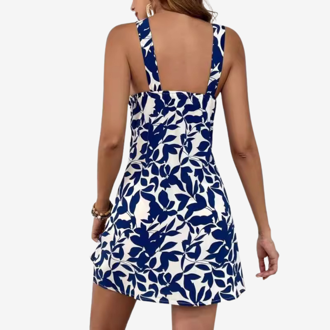 Lucetta™ Mini y Chic Vestido con estampado de hojas