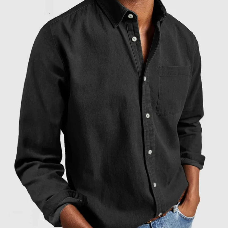 ALEXANDAR | CAMISA DE DENIM DE FIRMA