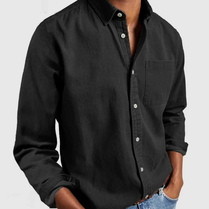 ALEXANDAR | CAMISA DE DENIM DE FIRMA