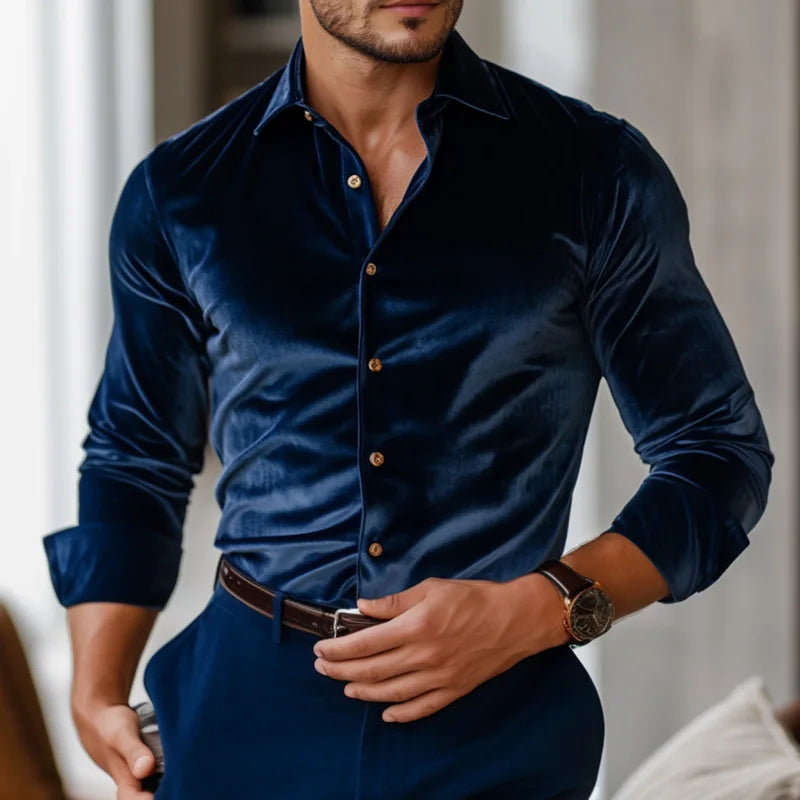 CAMISA DE TERCIPELO ELITE