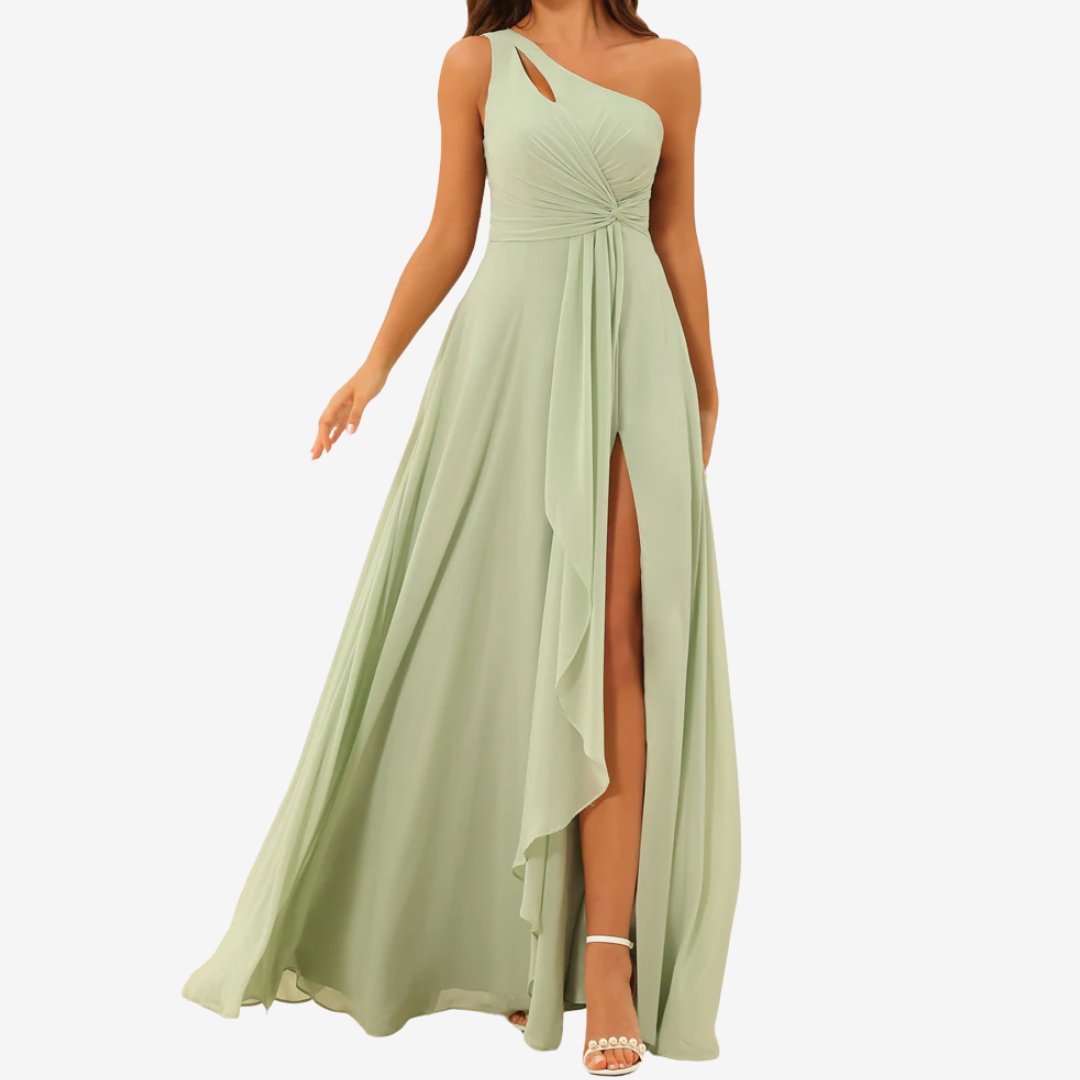 Floralie™ Maxi con abertura asimétrica