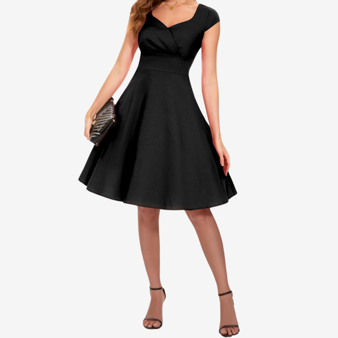 Laurena™ vestido de cóctel plisado