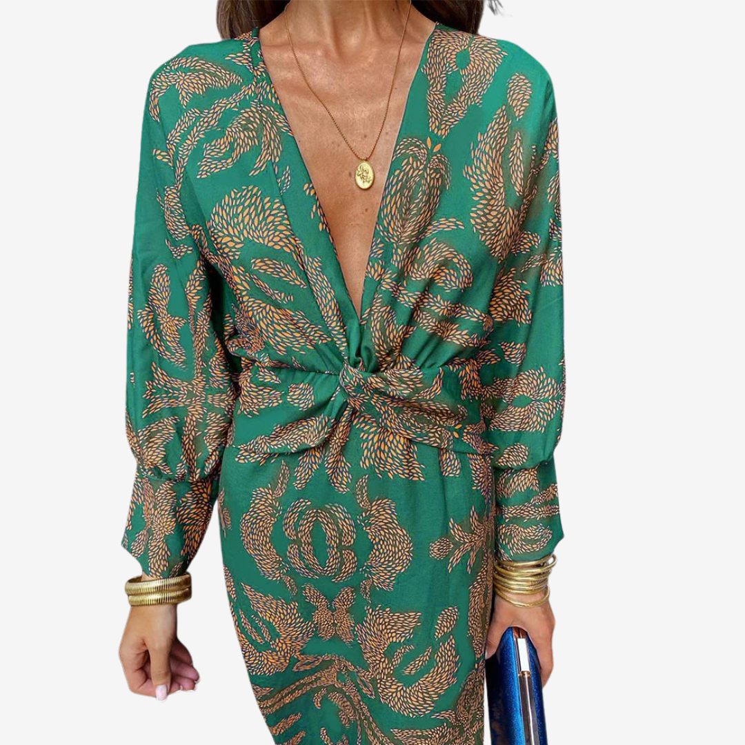 Doriane™ Midi con escote envolvente