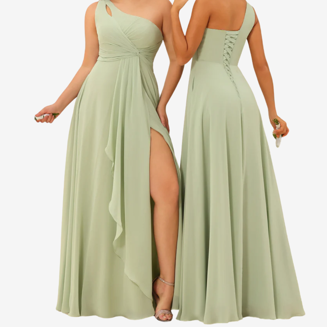 Floralie™ Maxi con abertura asimétrica