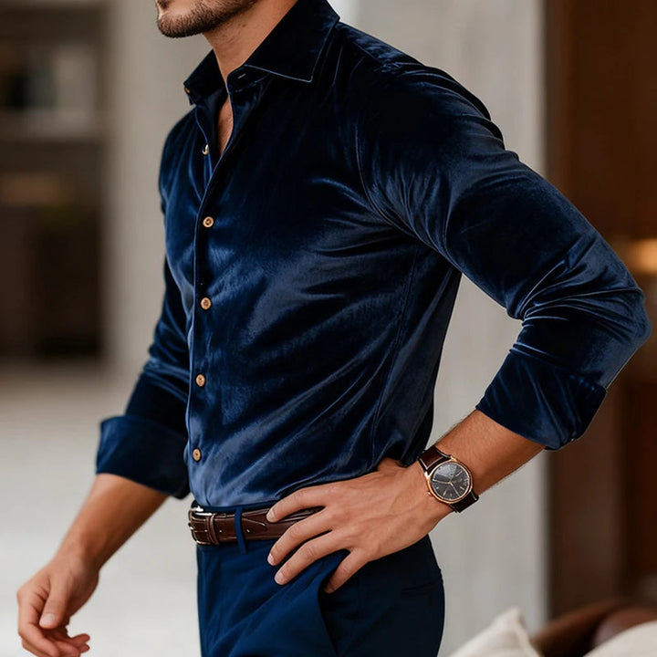 CAMISA DE TERCIPELO ELITE