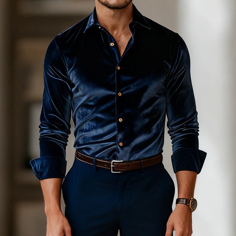 CAMISA DE TERCIPELO ELITE
