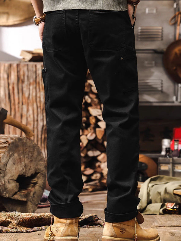 Pantalones de trabajo rectos y resistentes