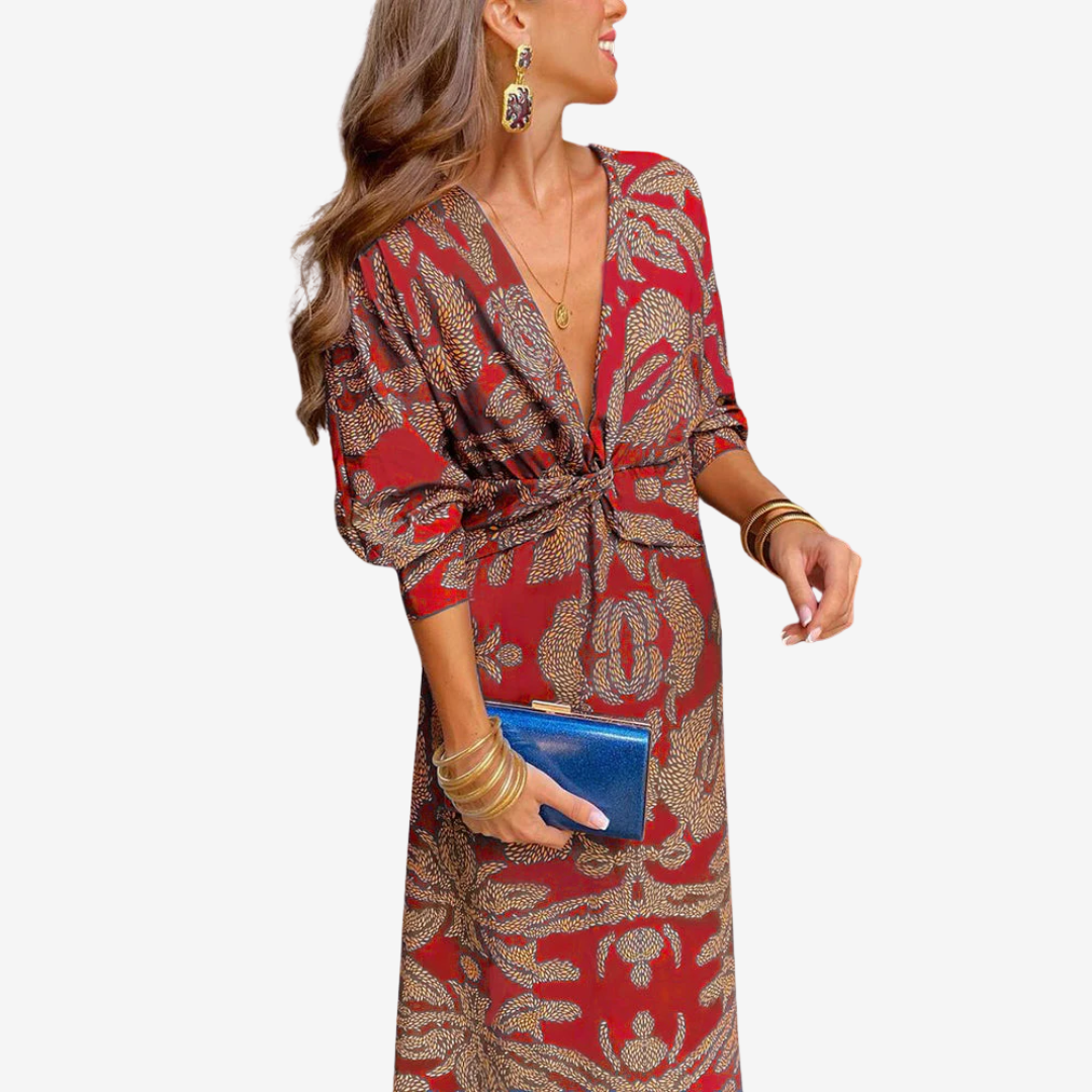 Doriane™ Midi con escote envolvente