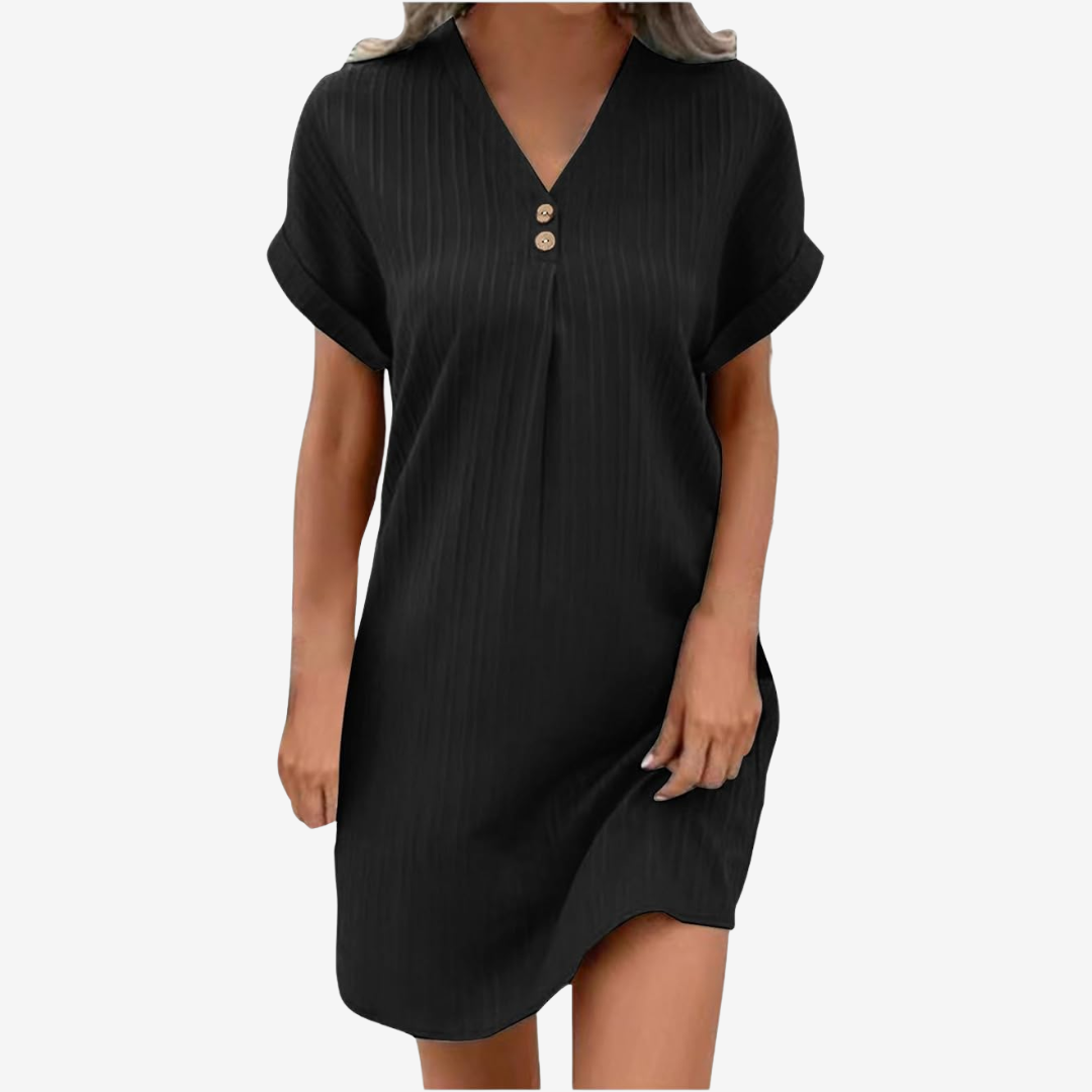 Romélie™ Jersey de punto canalé mini