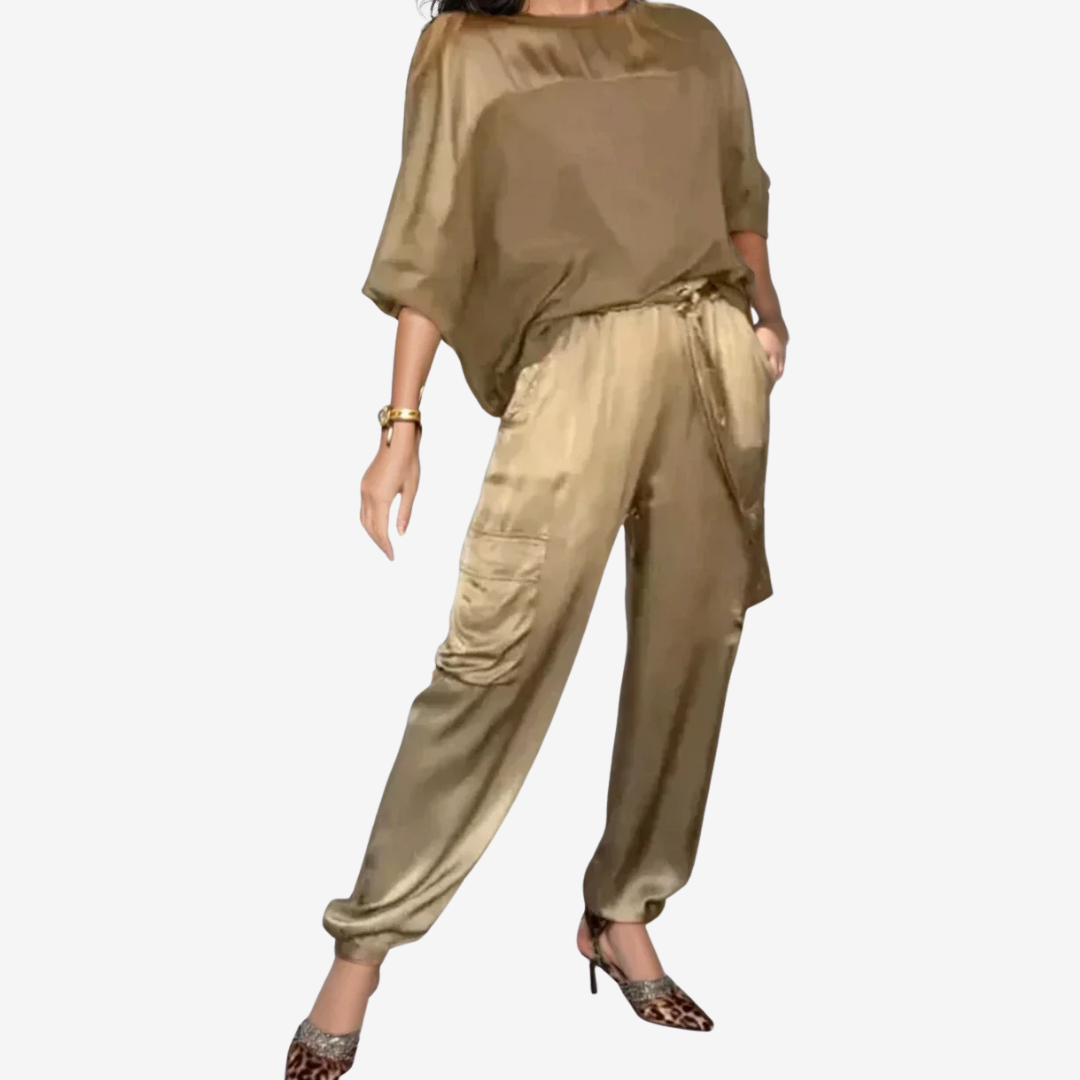 Ophélie™ Conjunto en raso