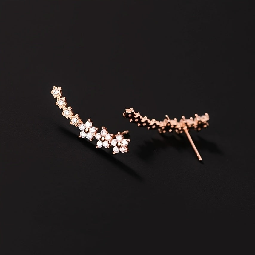 Aretes florales atemporales