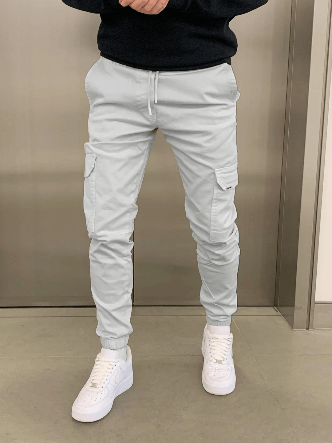 Laluna | Pantalón jogger cargo de ajuste 1+1 gratis