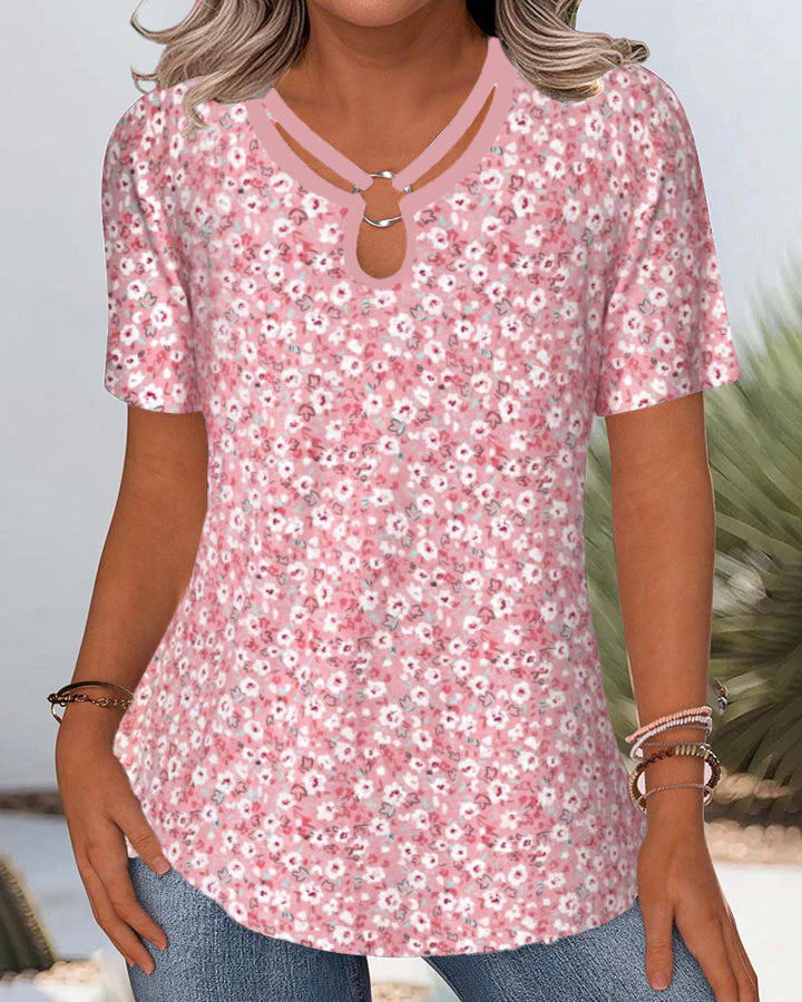 Camiseta estampada casual y cómoda