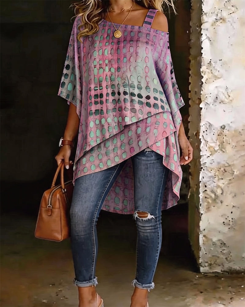 Marcela | Blusa estampada de lunares