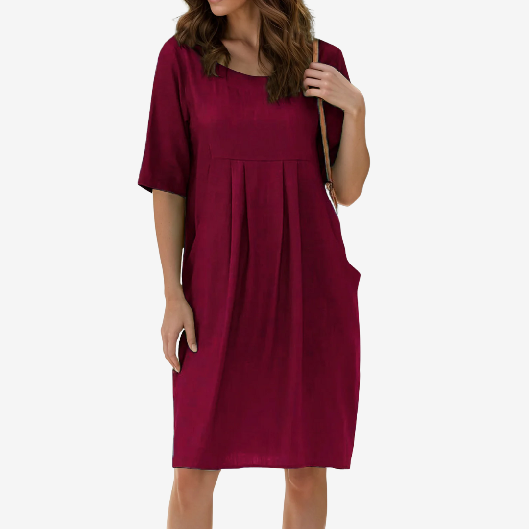 Anaëlle™ Midi con bolsillos