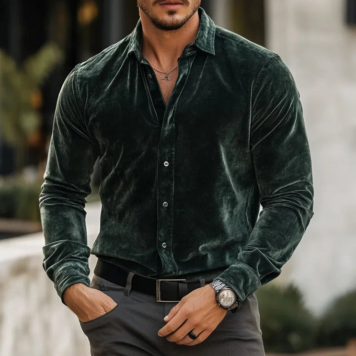 CAMISA DE TERCIPELO ELITE
