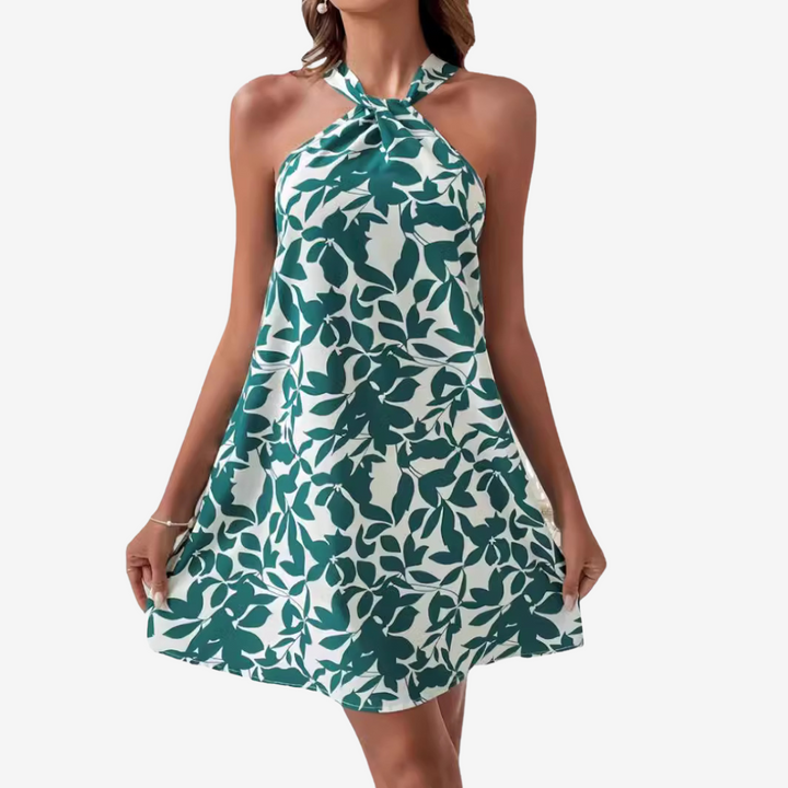 Lucetta™ Mini y Chic Vestido con estampado de hojas
