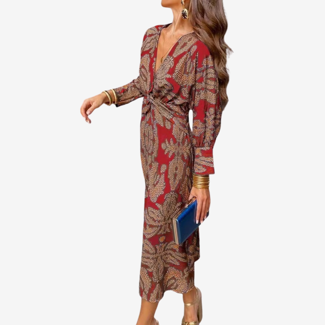 Doriane™ Midi con escote envolvente