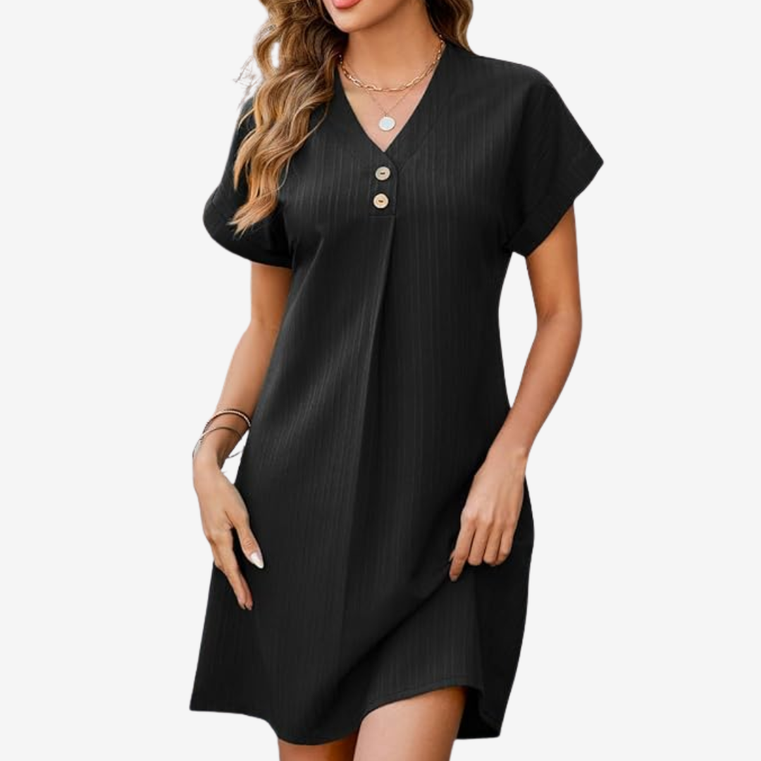 Romélie™ Jersey de punto canalé mini