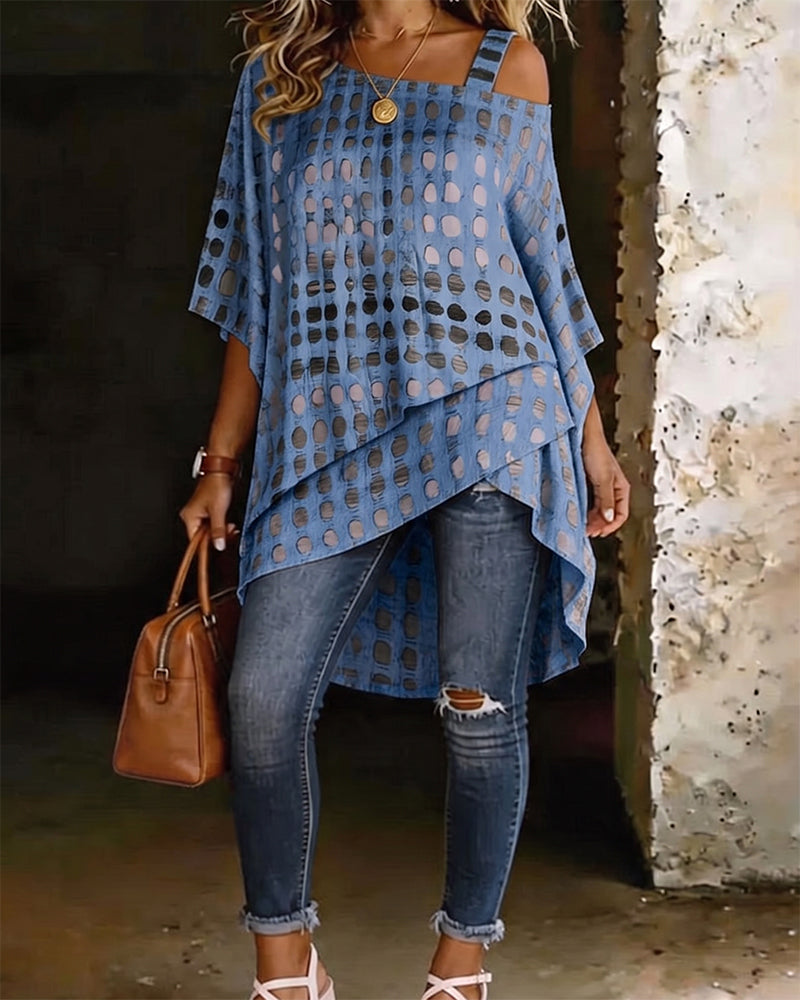 Marcela | Blusa estampada de lunares