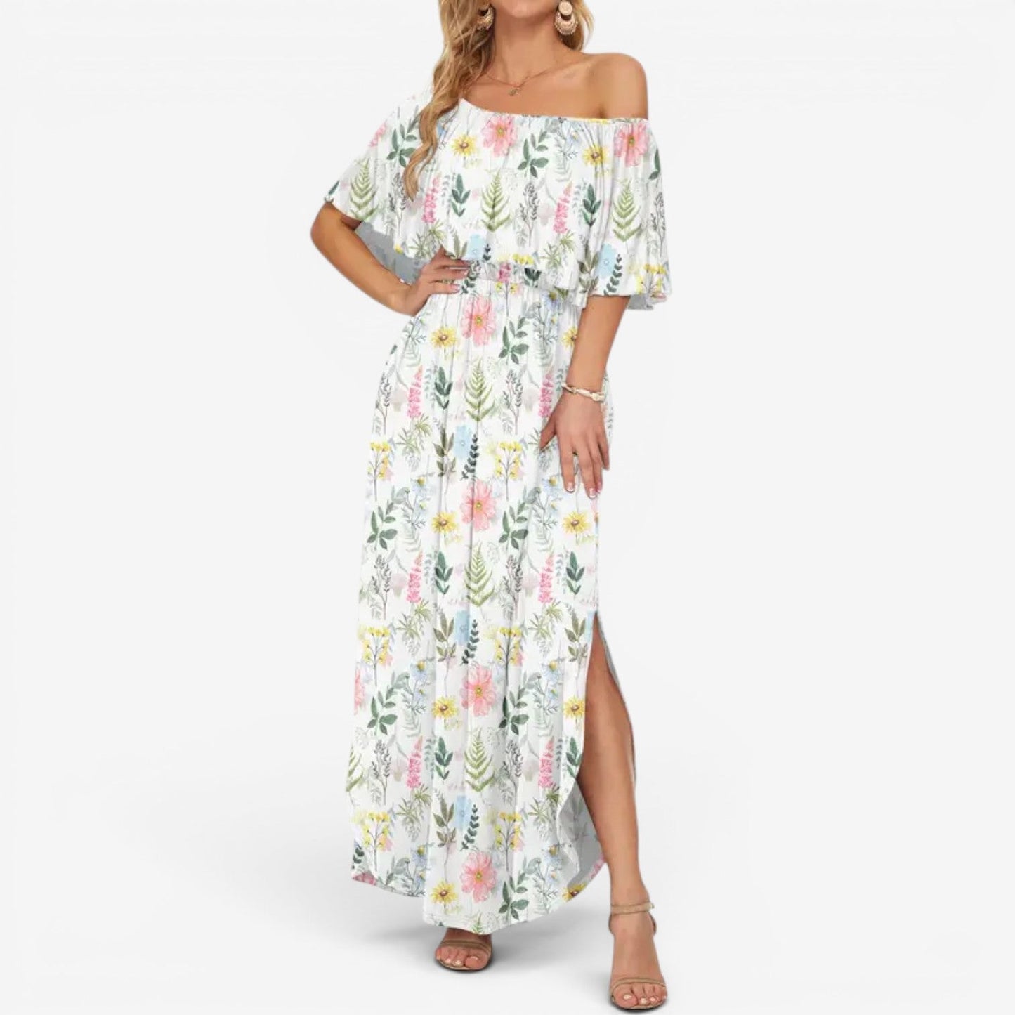 Macey™ Vestido maxi con abertura