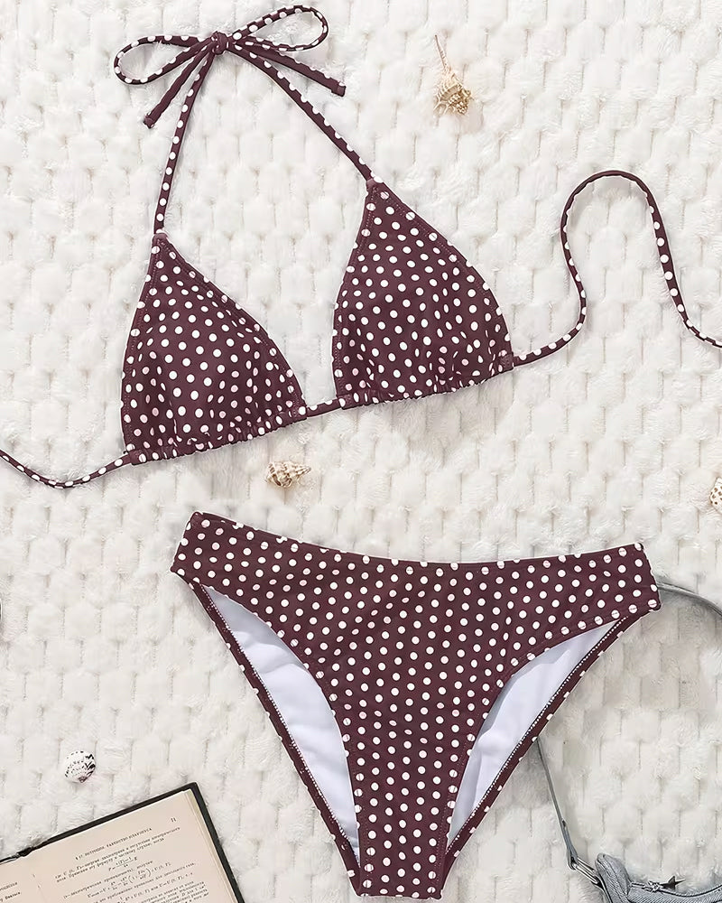 Bikini de tirantes a lunares