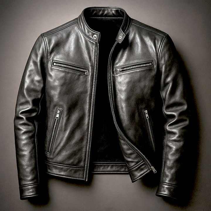 Chaqueta de cuero vintage Hawthorne