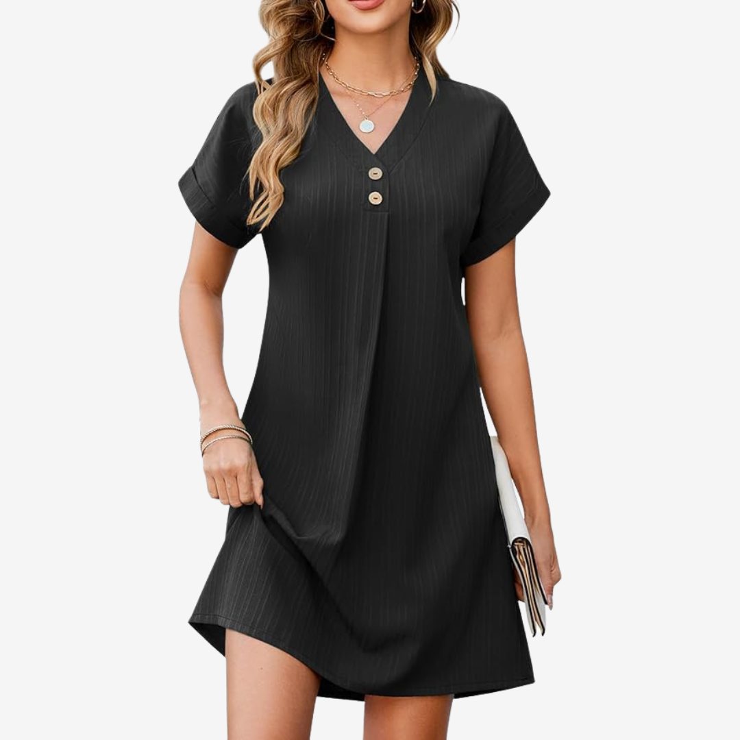 Romélie™ Jersey de punto canalé mini