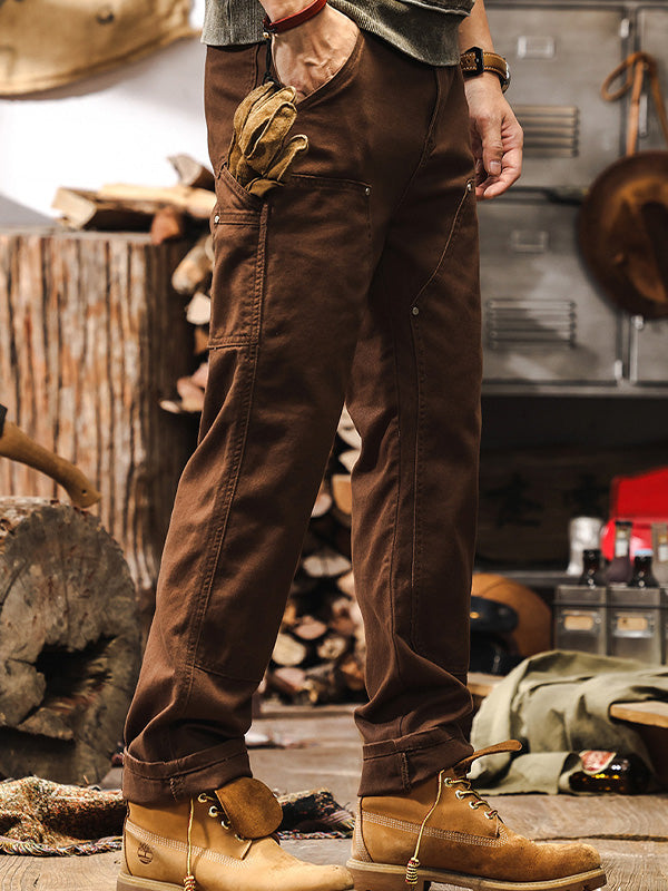 Pantalones de trabajo rectos y resistentes