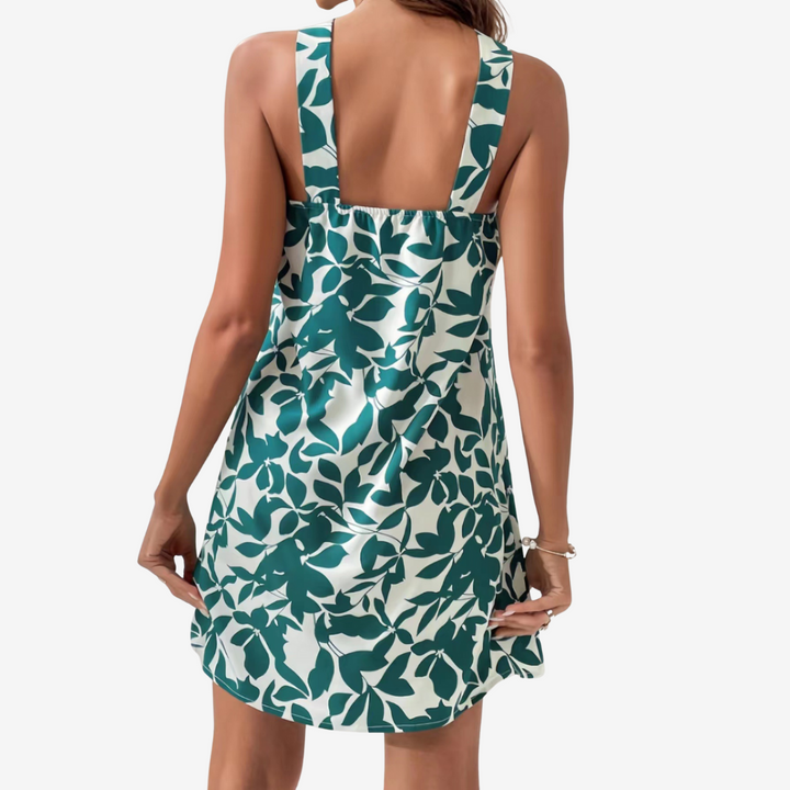 Lucetta™ Mini y Chic Vestido con estampado de hojas