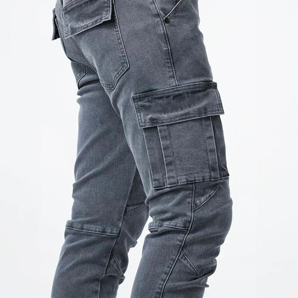 ALEX™ | VAQUEROS CARGO ELÁSTICOS