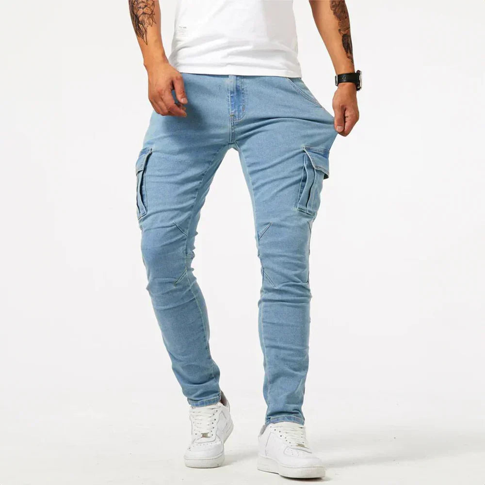 ALEX™ | VAQUEROS CARGO ELÁSTICOS