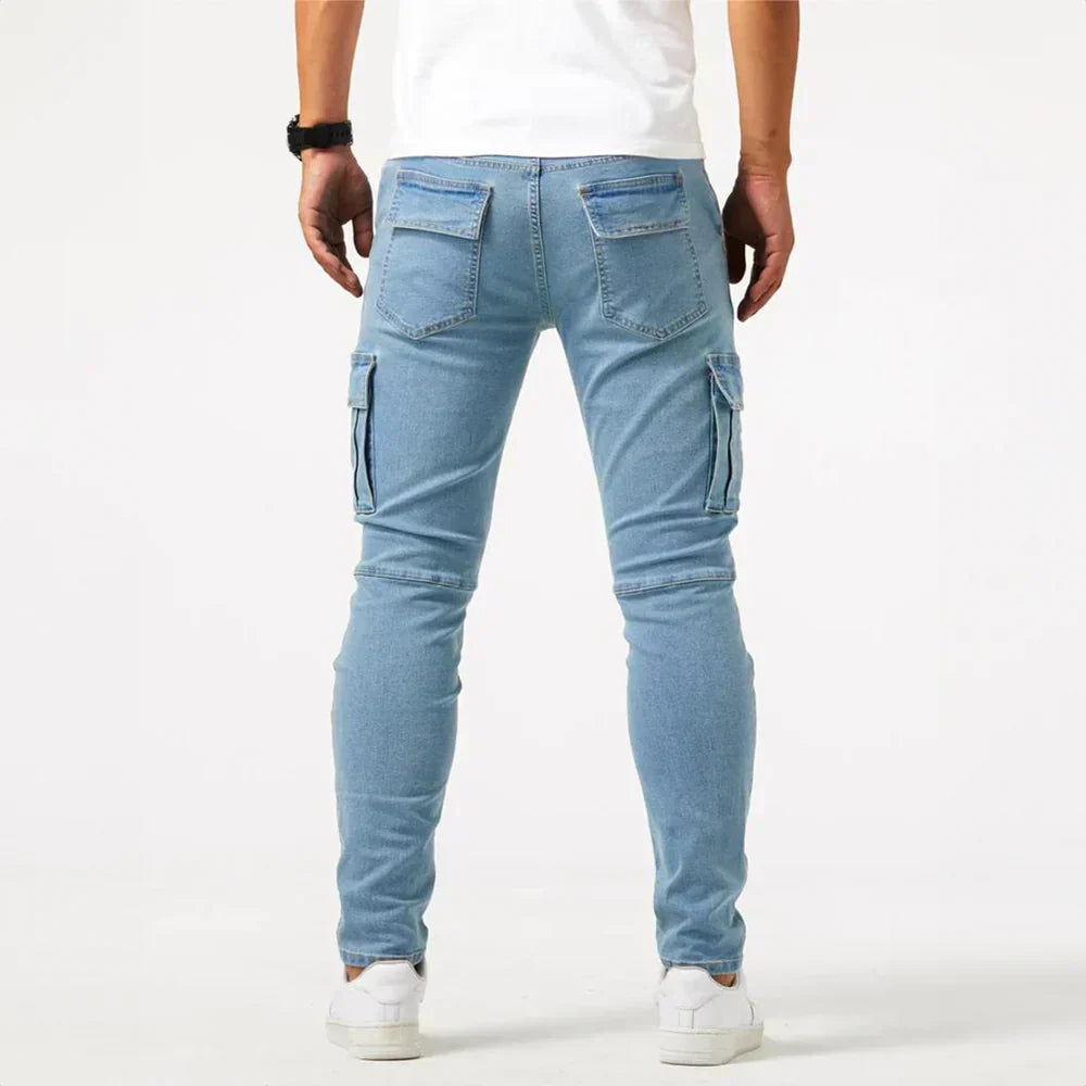 ALEX™ | VAQUEROS CARGO ELÁSTICOS