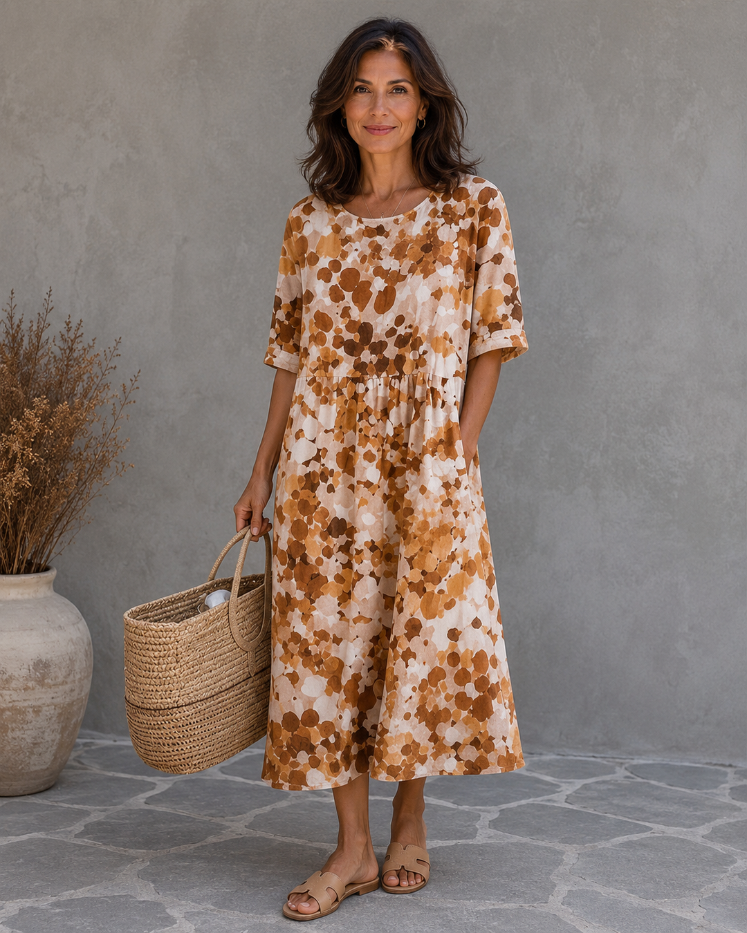 Vestido Holgado Floral
