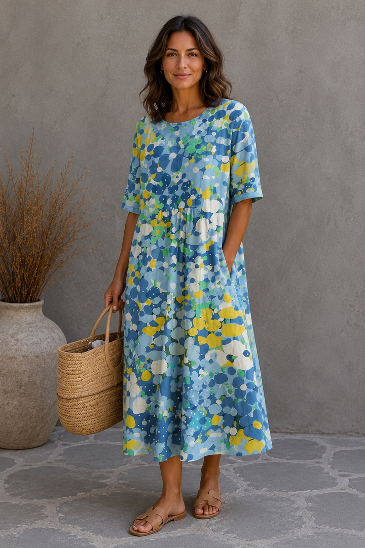 Vestido Holgado Floral