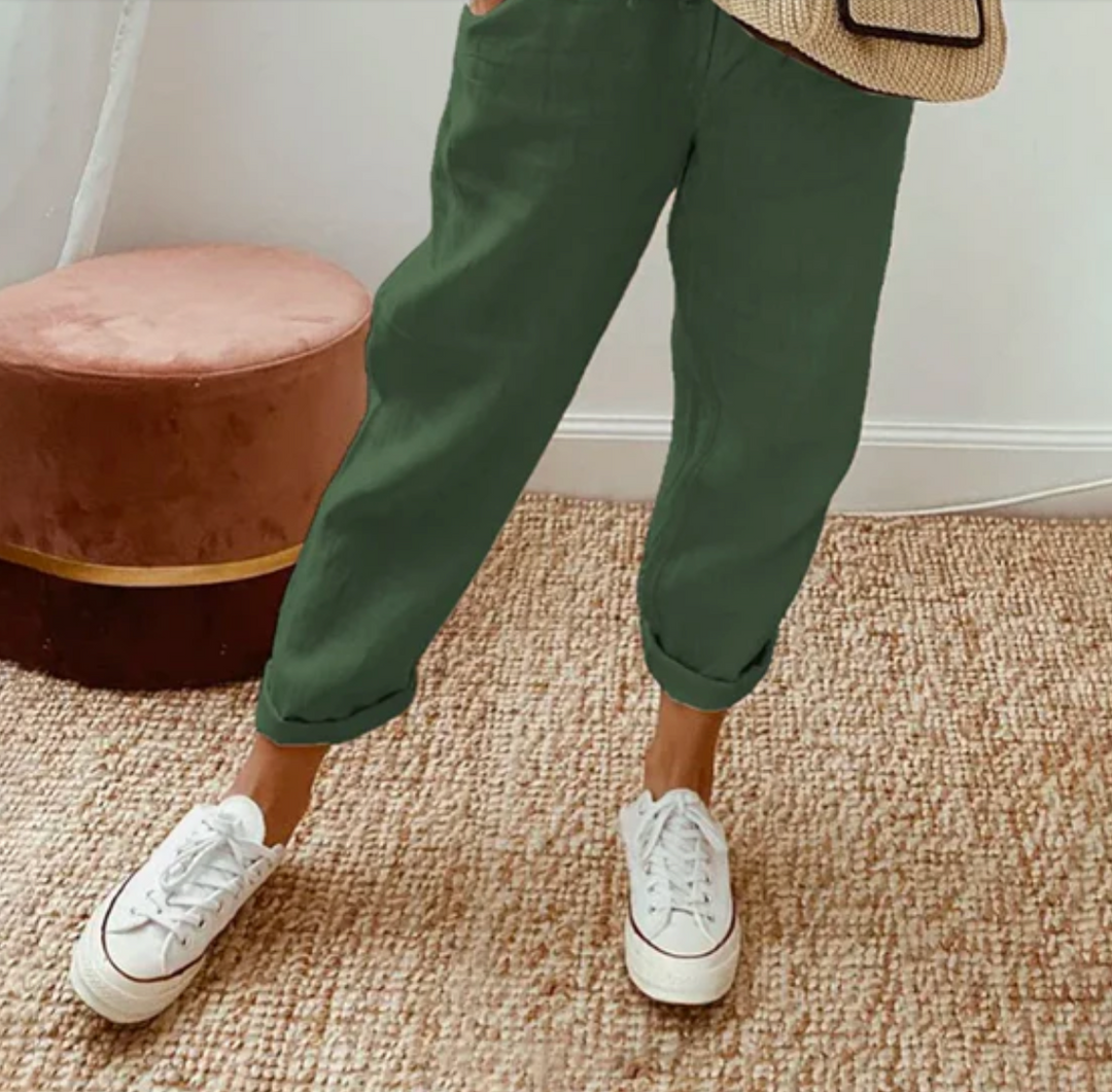 Mavrelle | Shorts de algodón y lino para mujer 1 + 1 Gratis